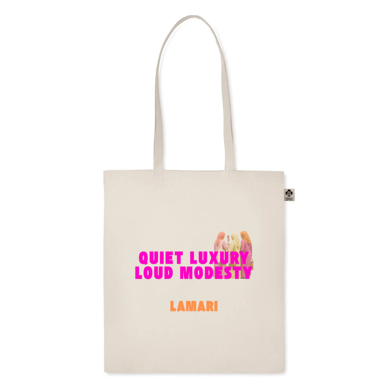 Tote bag "Quiet luxury, Loud Modesty"