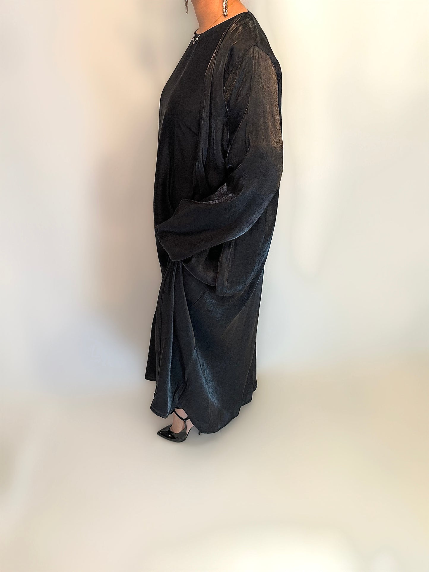 Abaya Asoed avec voile